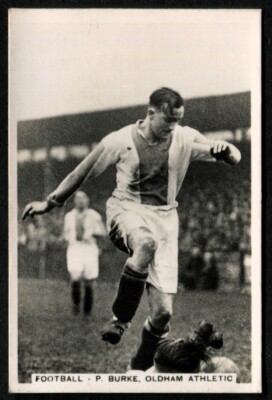 Tabakkarte, Seniorendienst, Sportveranstaltungen & Stars, 1935, P Burke, Oldham, #68