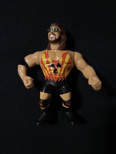 Wwf Hasbro Adam Bomb Green Card Wwe Rare...
