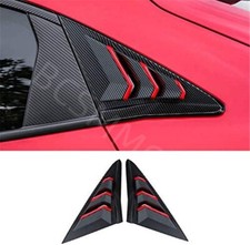 Accesorios de cubierta de persiana de cuarto de ventana aptos para Honda Civic Hatchback 2016-2021