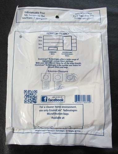 EUREKA Vacuum Bags Style UB ~ EnviroCare ~ Pack Of 3 Bags ~ Micro Filtration - Picture 2 of 2