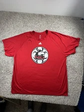 Adidas NIU Northern Illinois Huskies Red T-Shirt Men's Size 3XL