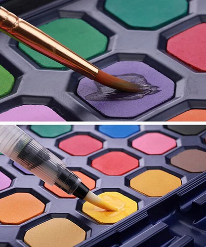 A3 A4 A5 Watercolour paint Pad Canvas 30 Sheets 200GSM Premium Quality UK - Picture 37 of 42