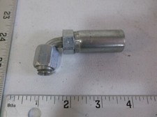 PARKER 3903-06646 PERMANENT HOSE COUPLING, 90° BENT TUBE FEMALE SWIVEL JIC 37°