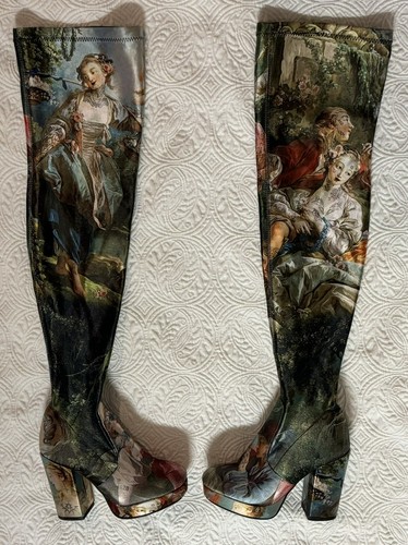 Da Vinci’s Thigh High Boots by Current Mood size 5 - Picture 4 of 24