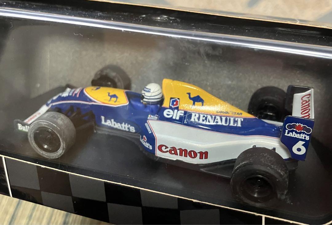 ミニカー WILLIAMS RENAULT FW14 RICCARDO PATRESE 1/64 Aoshima Williams F1 1992 FW14b #6 RICCARDO PATRESE