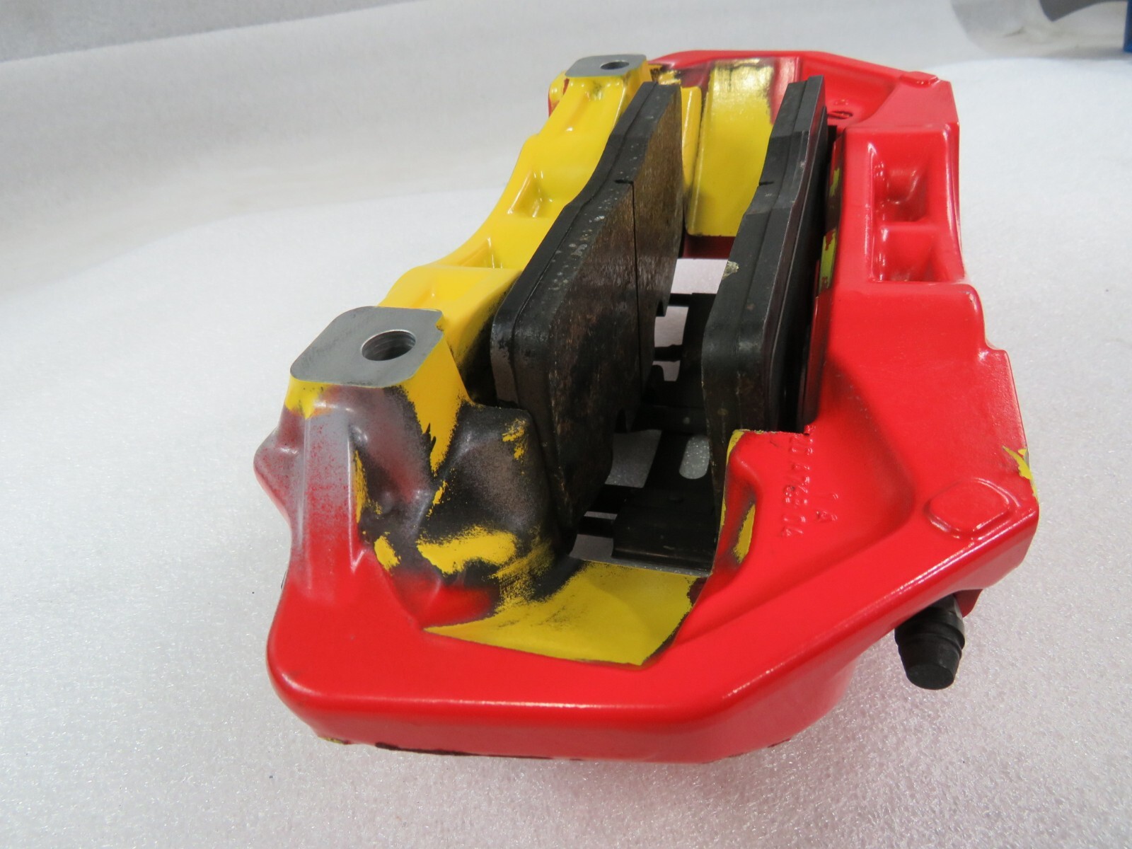 Ferrari 458 Italia, Spider, RH, Front Brake Caliper, Red, Dmg, Used, P/N 261777