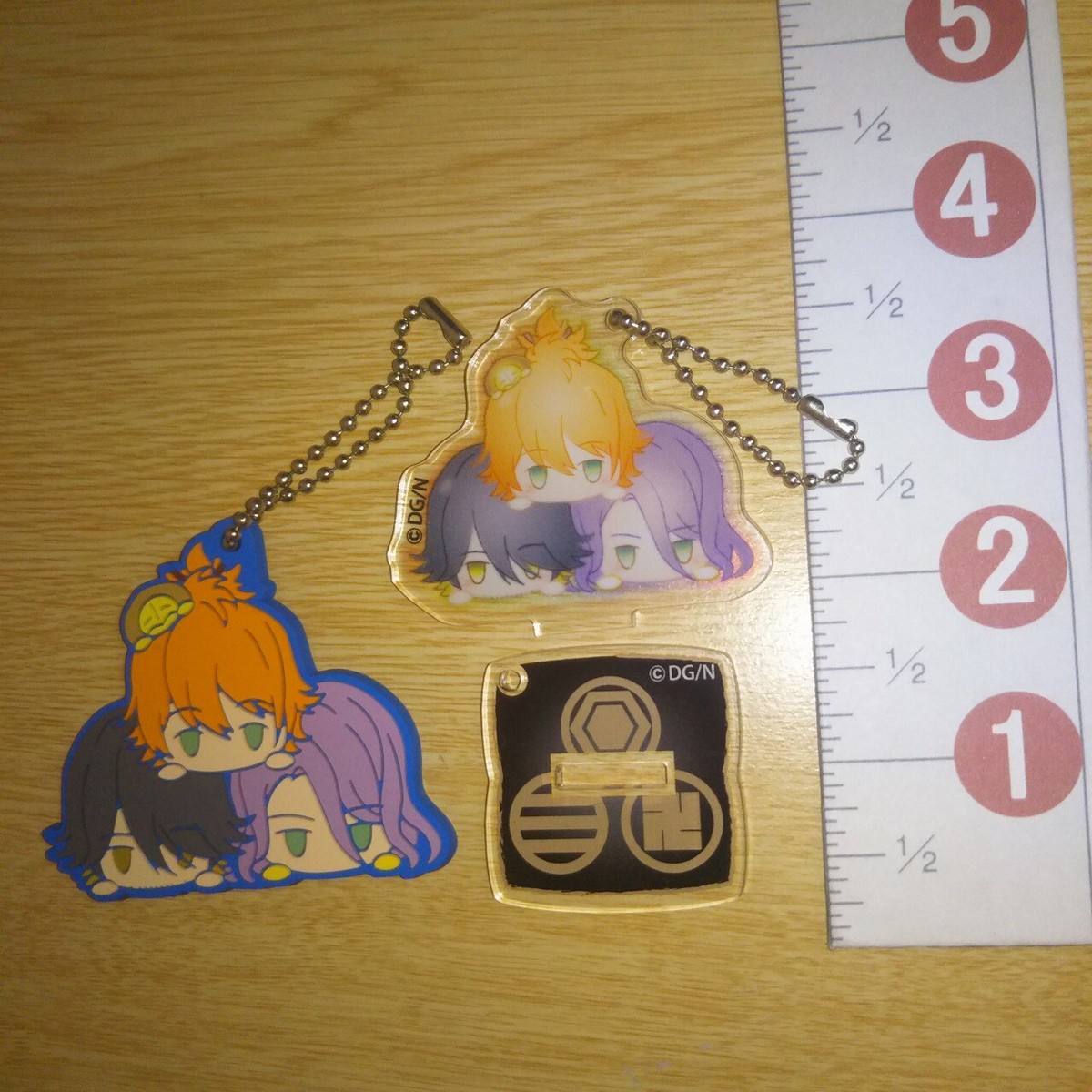 【ぶーちんさん専用】 A52206 TOUKEN RANBU Acrylic , Rubber Key chain strap Urashima