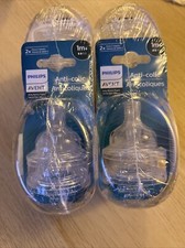 16 Pack Of Philips Avent SCY762/02 Anti-colic Baby Bottle Slow Flow Nipple 1m 