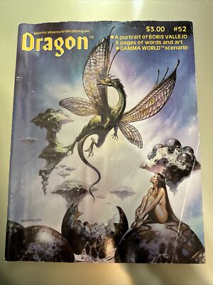 D&D THE DRAGON Magazine #52 Vol. VI (6) No. 2 August 1981 AD&D
