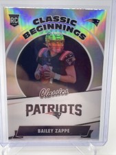 BAILEY ZAPPE 2022 PANINI CLASSICS BEGINNINGS SILVER REFRACTOR ROOKIE PATRIOTS SP