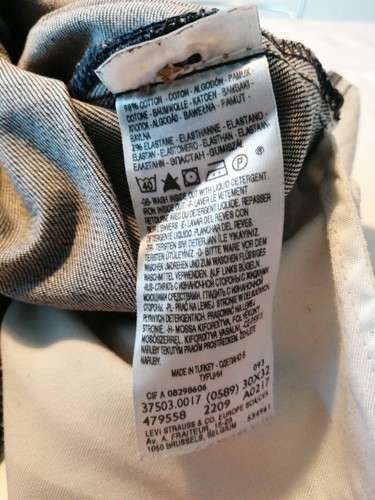 Levis 503 Loose Jeans W30 L32 - Picture 8 of 8