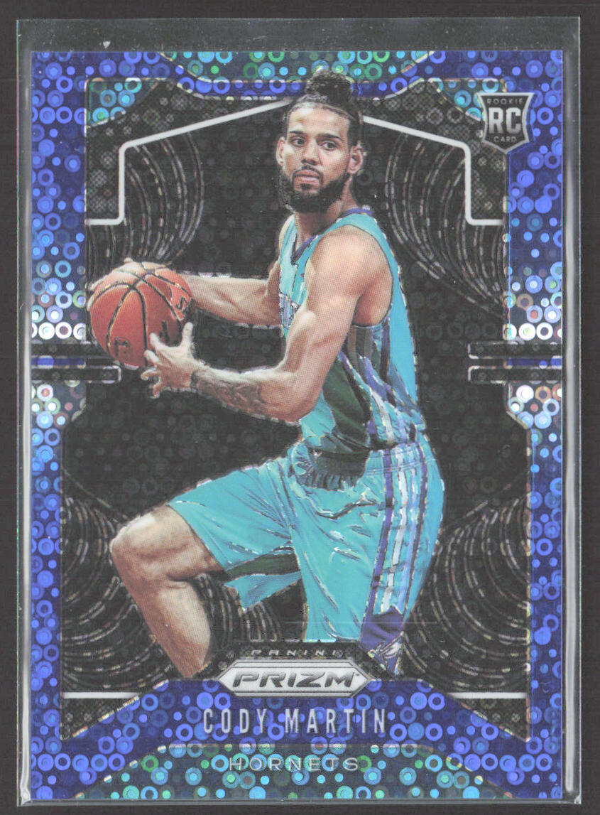2019-20 Panini Prizm Cody Martin Prizms Fast Break Blue Charlotte Hornets #/175