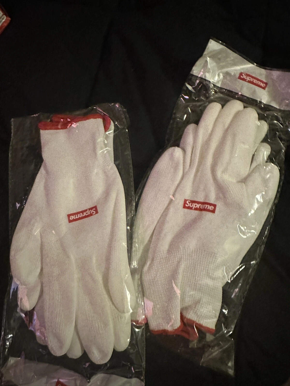 GANTS CAOUTCHOUC BLANC SUPRÊME