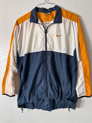 white gold nike windbreaker