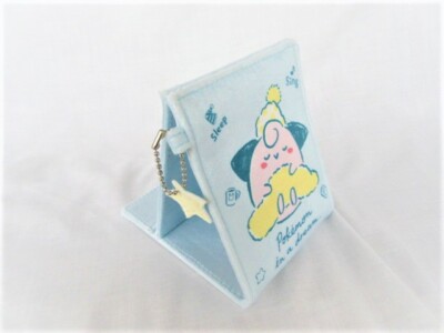 CLEFFA  POKEMON X 3 COINS FOLDING STAND MIRROR COMPACT MIRROR FROM JAPAN 
