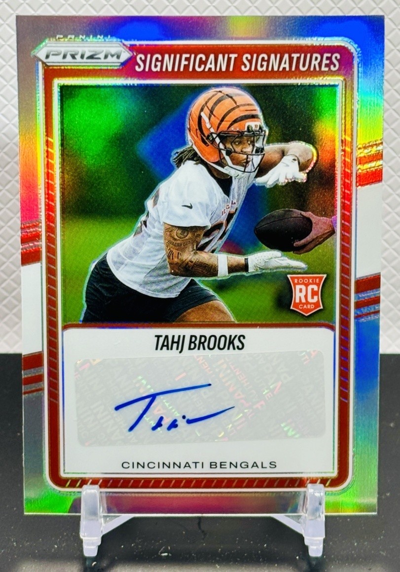 Tahj Brooks Panini Prizm Significant Signatures #SSITBS Base