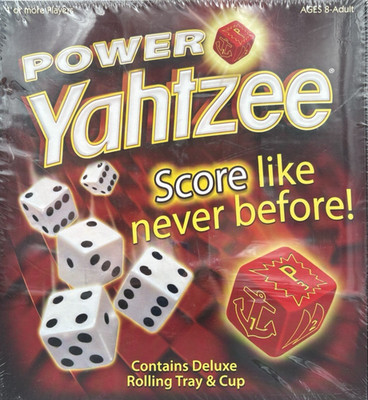 Power Yahtzee Score Like Never Before Winning Moves Games 2006 Hasbro Sealed