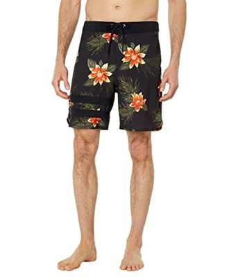 Hurley Phantom Block Party Shorts 18 Zoll Schwarz