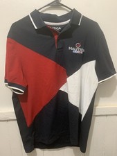 Nautica Navtech Polo Shirt  M  Stylish Color Block Design
