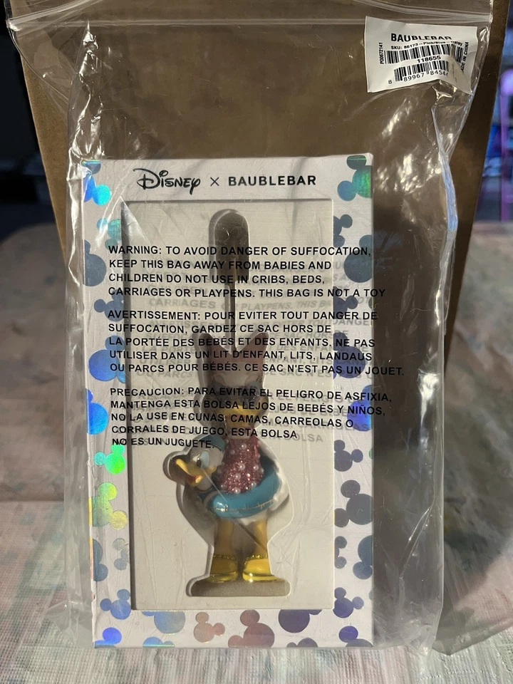 BAUBLEBAR x DISNEY DAISY "DONALD DUCK POOL FLOATIE" NEW IN PACKAGE/BOX - Image 3 of 4
