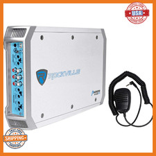 Rockville RXM-F3 1600W Peak/260W RMS 4-Channel Class A/B Marine Amplifier with P