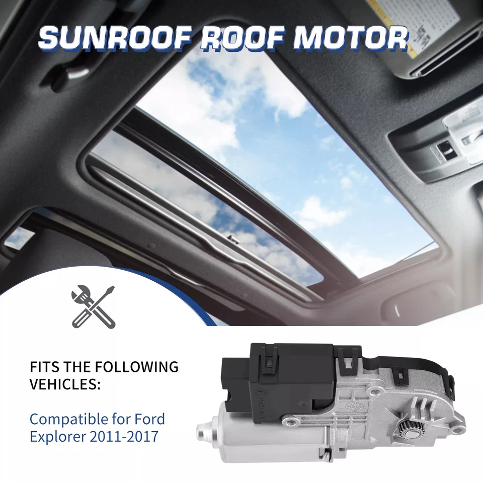 Compatível com 2011-2017 Ford Explorer 2x Sunroof Moon Roof Motor esquerda e direita BB5Z15790A - Imagem 4 de 4