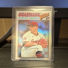 Topps Heritage Parker Messick #242 Guardians Rookie
