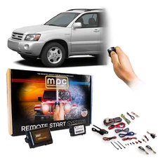 Complete 1-Button Remote Start Kit For 2004-2007 Toyota Highlander - Gas/Hybrid