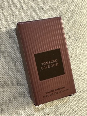 NEW Tom Ford CAFE ROSE Eau De Parfum 0.14oz 4ml Splash Perfume Travel Size