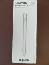 Logitech Crayon Digital Pencil 2nd Gen For Apple IPad In Silver BNIB
