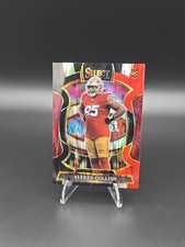 2025 Panini Select - Concourse Alfred Collins #17 Red & Blue Shock Prizm (RC)