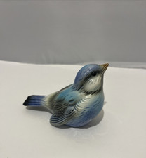 VTG Goebel Ceramic Blue Bird Figurine CV72 Bluebird West Germany