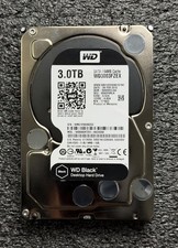Western Digital Black 3.5" HDD | 3TB @ 7.2K | SATA-III | 64MB Cache | WD3003FZEX