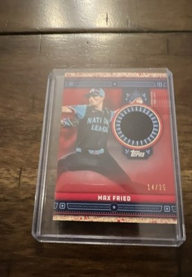 2024 Topps Update Series - All-Star Stitches Max Fried #ASR-FRI Red /25 (MEM)