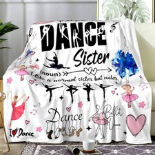 Dance Blanket Lightweight Dance Gifts Throw Blanket for Girls Teens Teachers ...