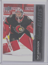 Filip Gustavsson 2021-22 UD Young Guns Ottawa Senators