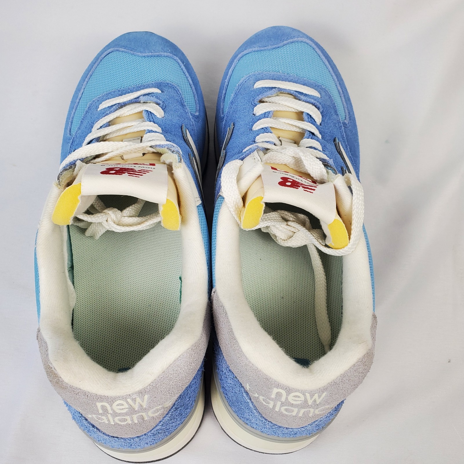 NEW BALANCE 574 Blue Laguna Sea Salt Mens 8.5 Womens 10 NWOT image 6