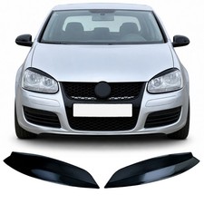 Scheinwerferblenden Böser Blick Schwarz Glanz passt für VW Golf 5 2003-2008