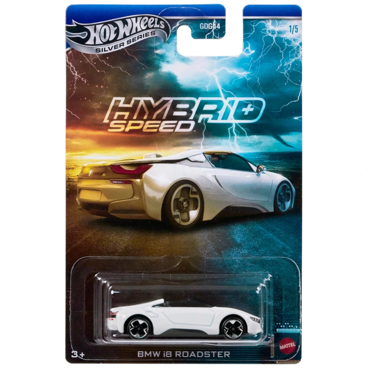 Hot Wheels 2025 Silver Series Hybrid Speed BMW i8 Lamborghini Sian