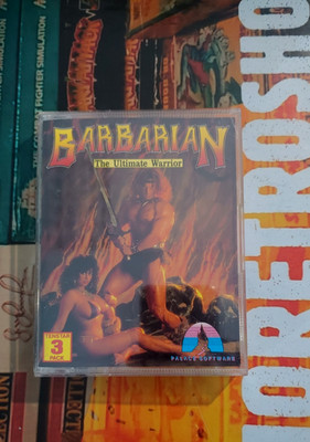 Barbarian (Palace 1987) Commodore Amiga (Disk, Manual, Box) classic 16-bit