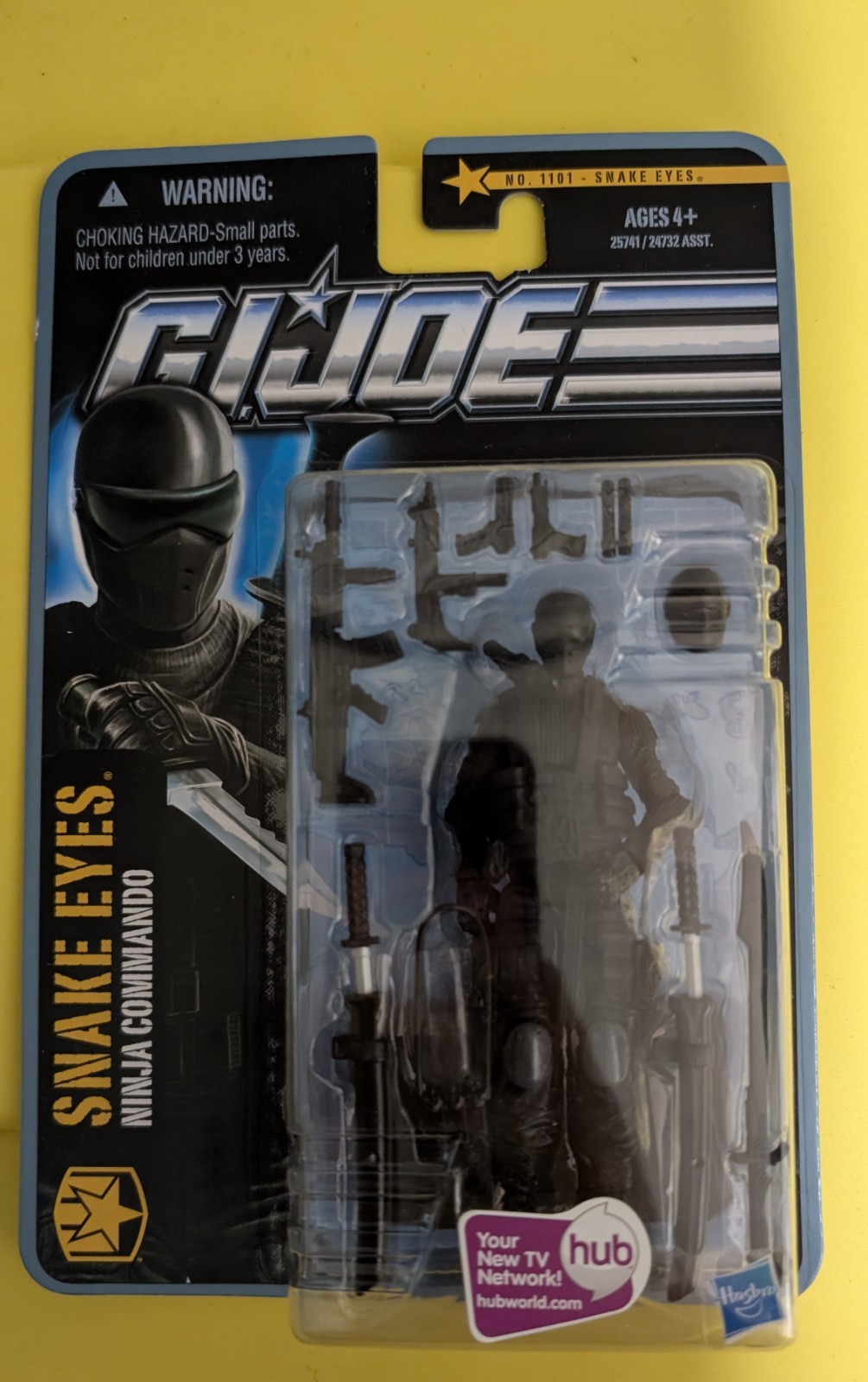Hasbro G.I. Joe Action Snake Eyes Sealed