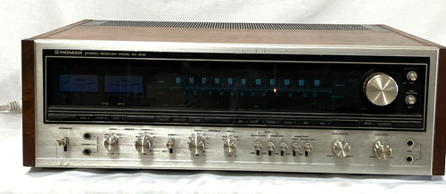 Vintage Pioneer SX-1010 AM/FM Stereo Receiver Wood Case Tested & Working Well