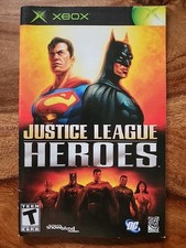 Justice League Heroes Microsoft Xbox, 2006 Manual