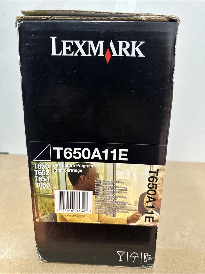 NEW Genuine Lexmark T650H11E Black Toner Cartridge - Image 4 of 4