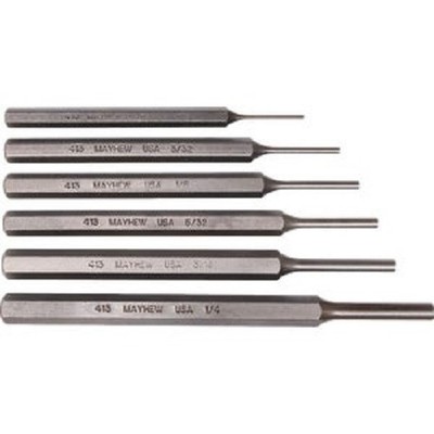 (3-pack) Mayhew Tools Pin Punch Set (6-Piece) Model: 89035