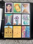 ACEO Original Abstract Expressionist Portrait Male Watercolor 2.5x3.5 Man In Hat — photo 4