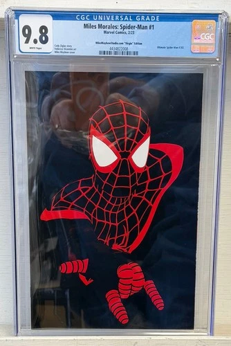 Miles Morales: Spider-Man #1 virgin CGC Universal Grade 9.8 2023 Marvel Comics
