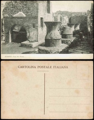 Cartoline Pompei POMPEI Casa dei Forni 1910