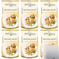 JüRgen Langbein GeflüGel-Ragout Mit Zartem GeflüGelfleisch 6X400G Dose usy Block