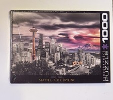NEW 1000 Piece City Collection "Seattle - City Skyline" Eurographics Made in USA